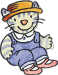 sitting kitty