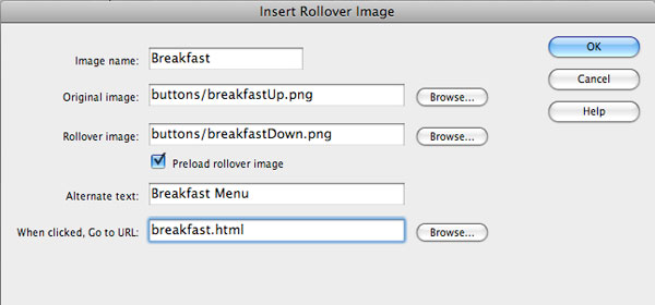 Rollover Menu